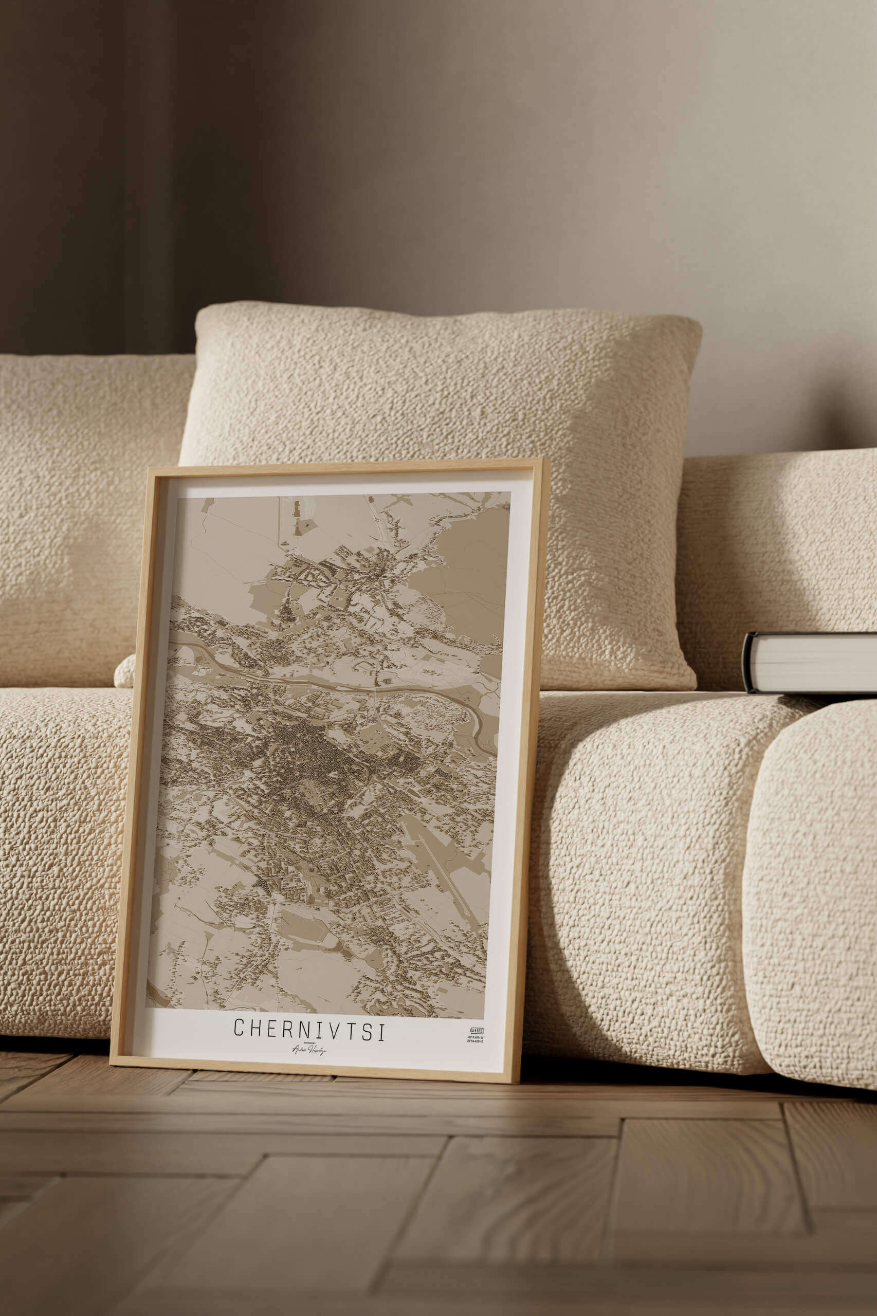 Артмапа міста Чернівці - стиль “Cепія”