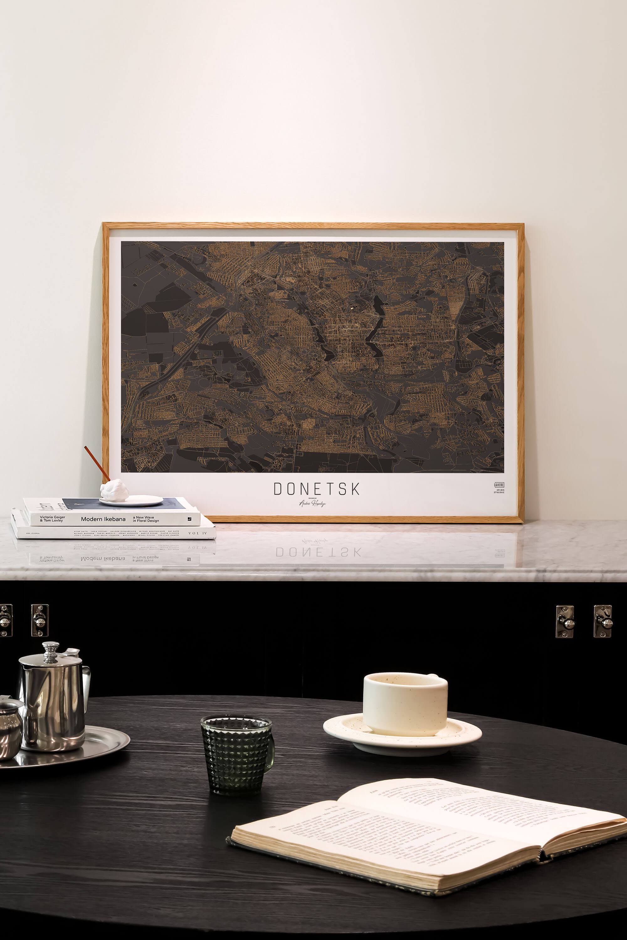 Артмапа міста Донецьк - стиль "Нічне місто"