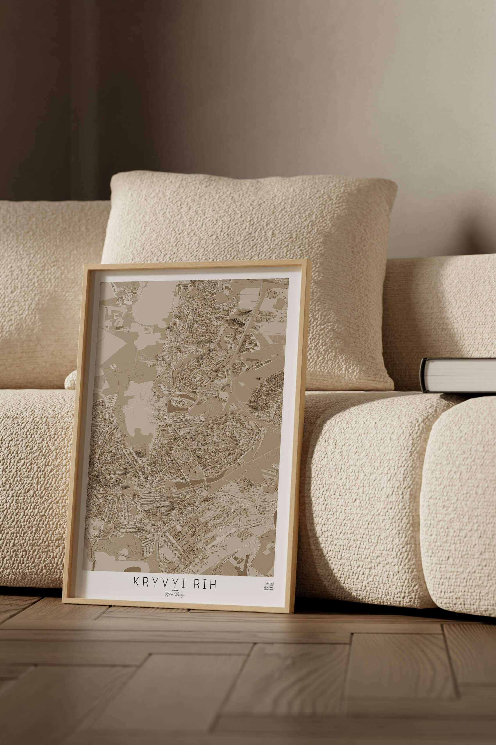 Артмапа міста Кривий Ріг - стиль “Cепія”