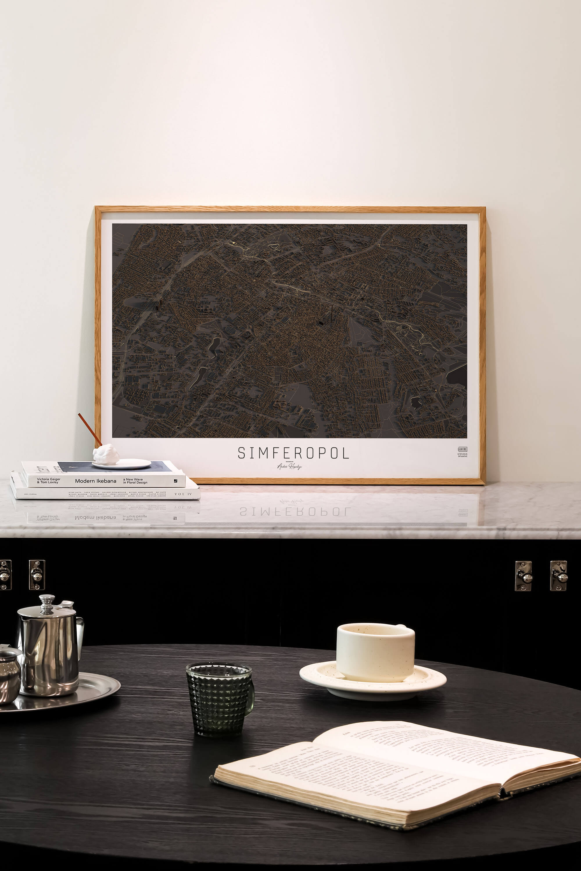 Артмапа міста Сімферополь - стиль "Нічне місто"