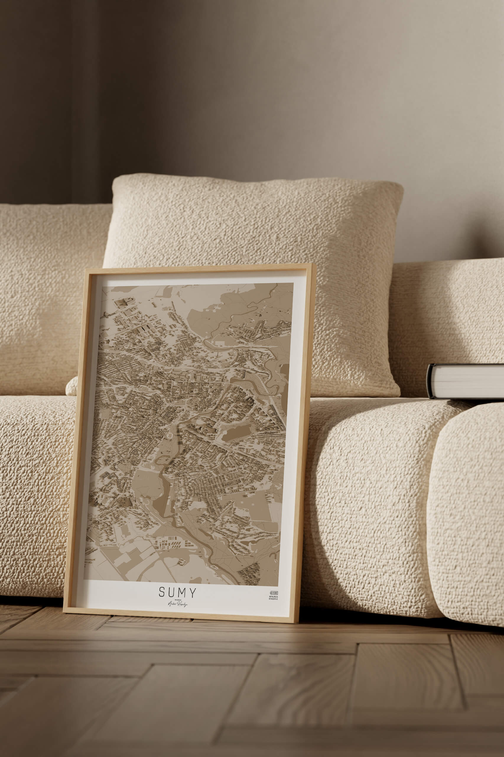 Артмапа міста Суми - стиль “Cепія”