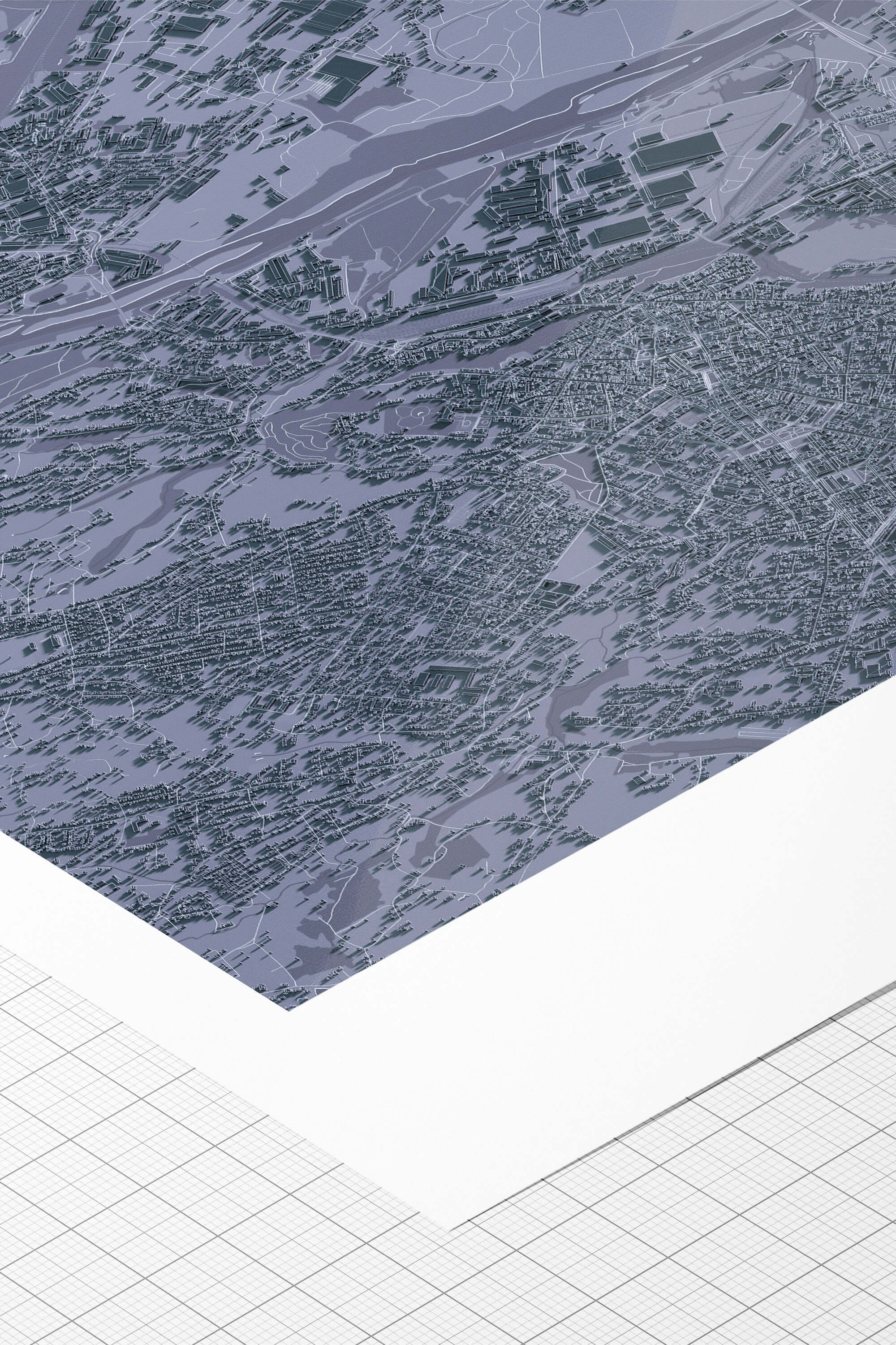 Якісний друк на папері hahnemuhle 3д мапи Чернівці