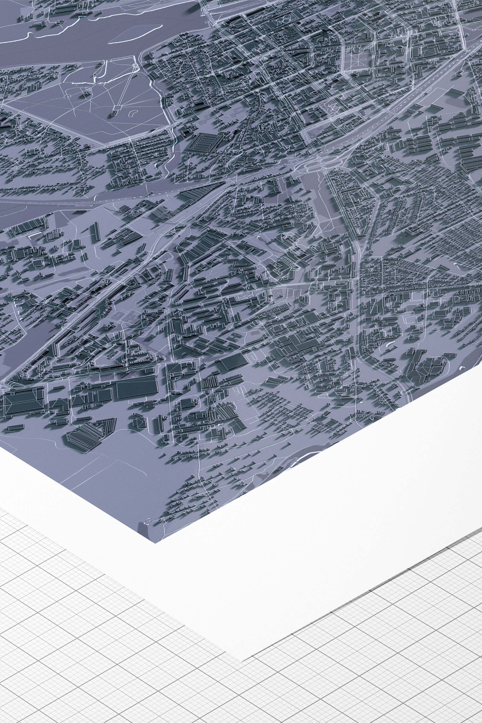 Якісний друк на папері hahnemuhle 3д мапи Хмельницький