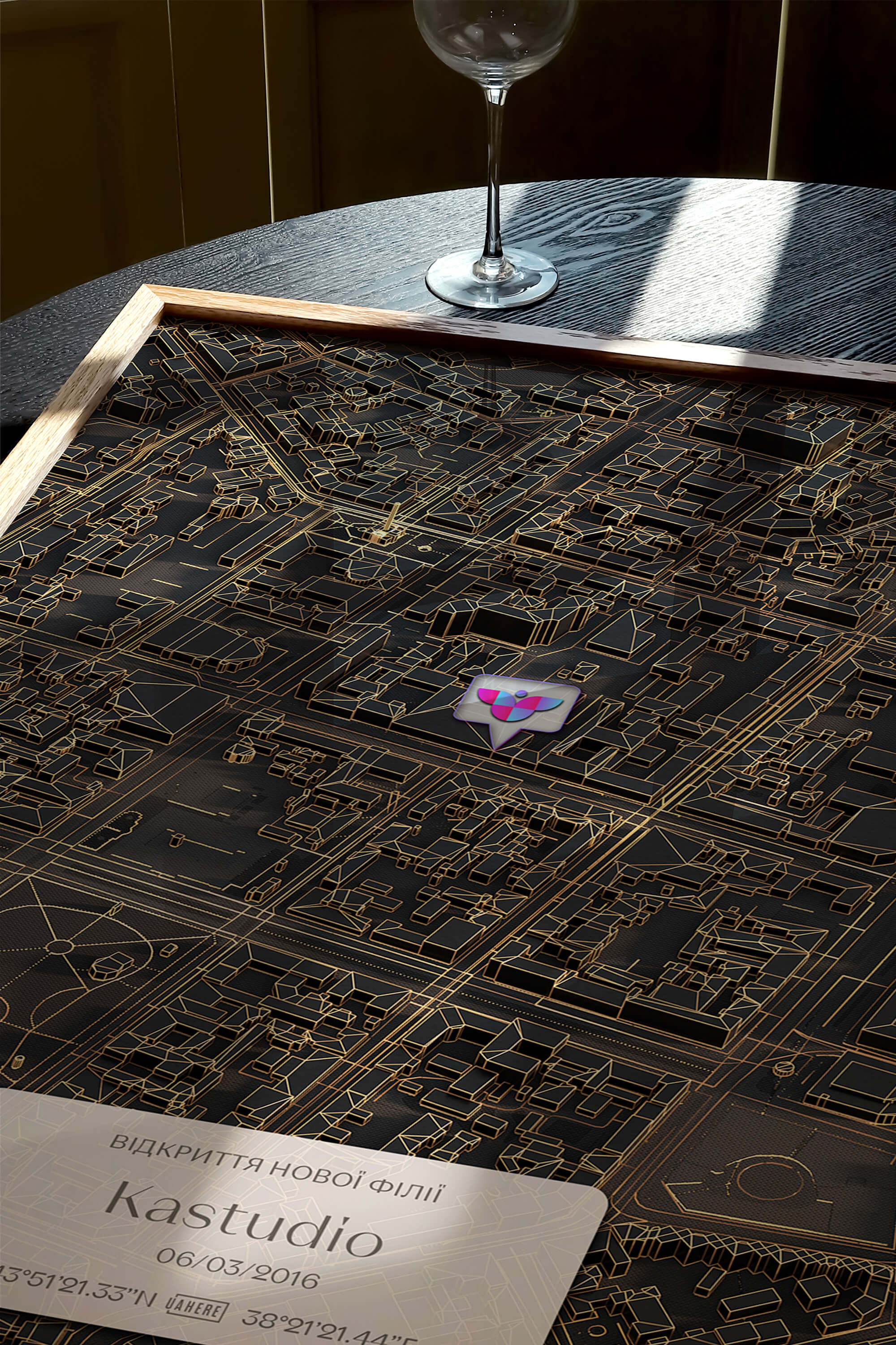 Мінімапа "Відкриття нової філії" - стиль "Нічне місто" | Мінімапа