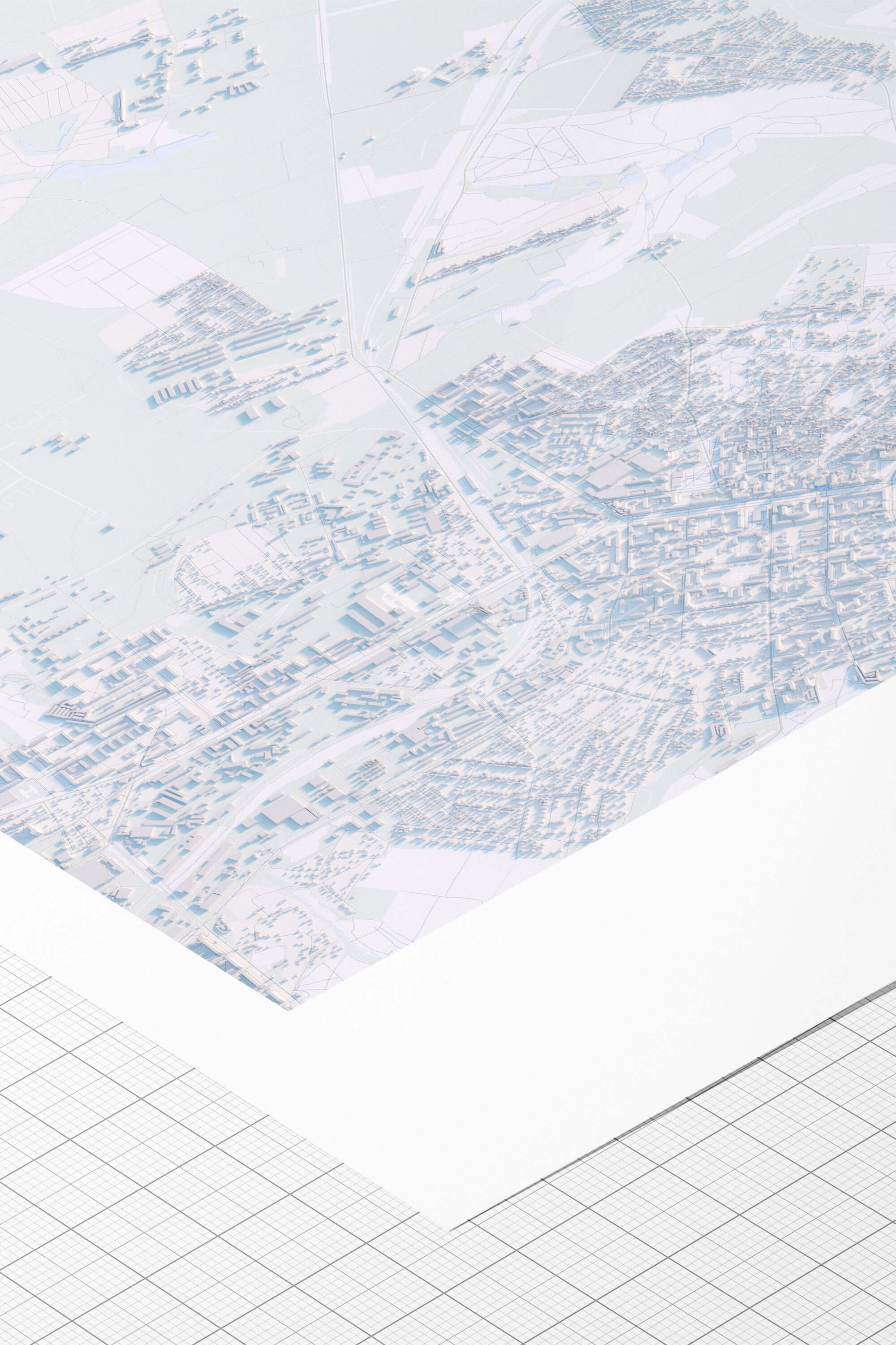 Преміум друк на папері hahnemuhle glossy 3д мапи Полтави