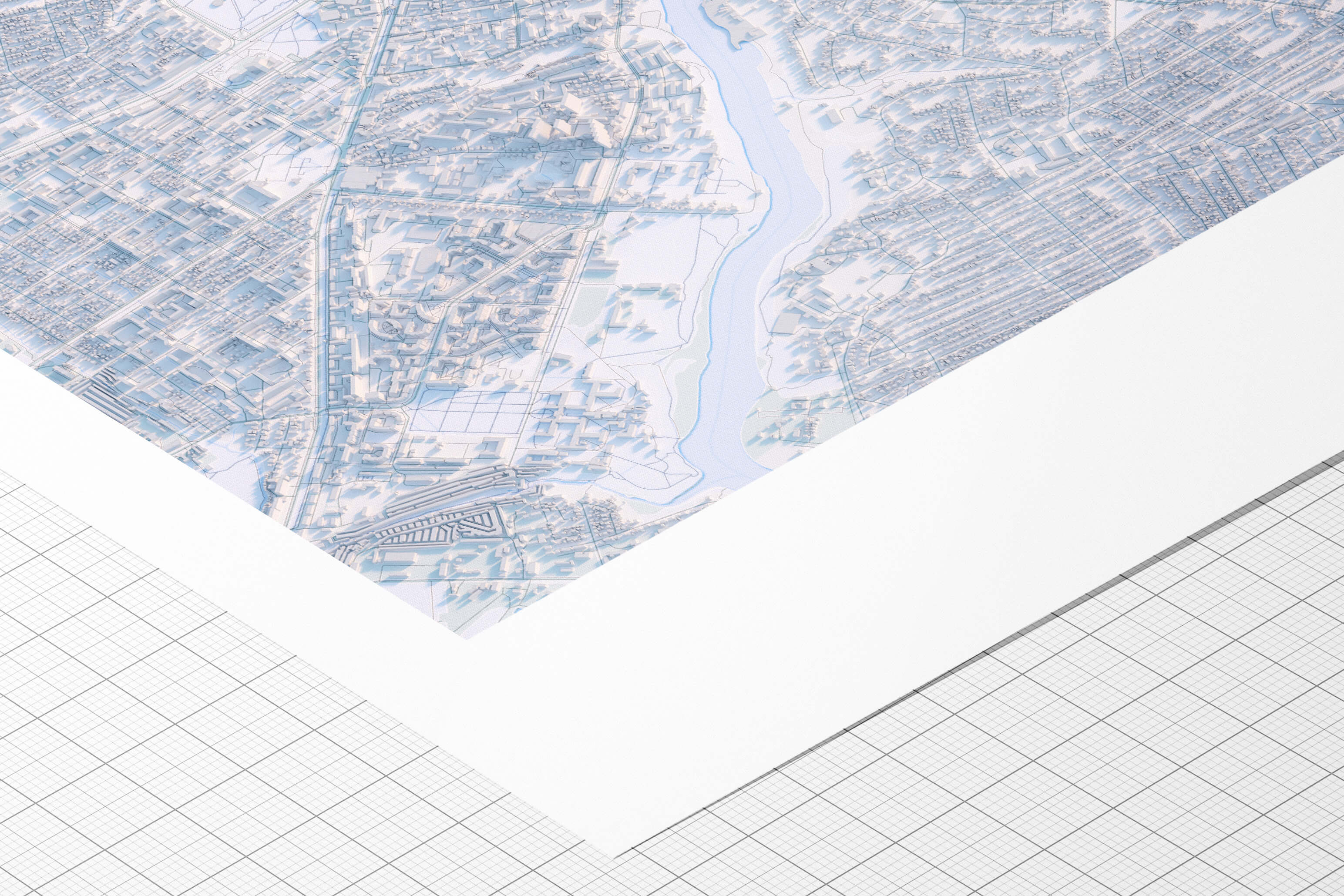 Преміум друк на папері hahnemuhle glossy 3д мапи Вінниці