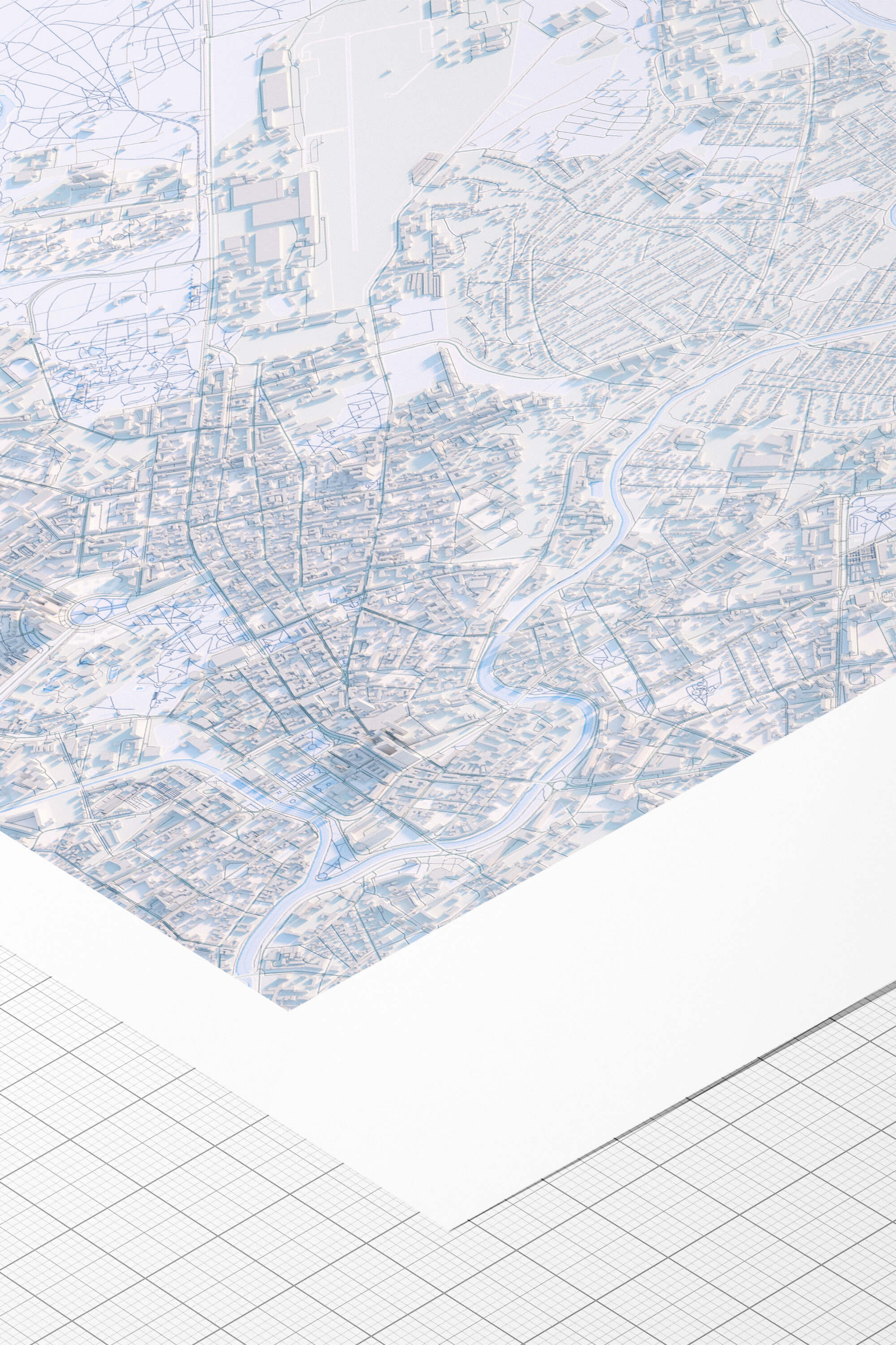 Преміум друк на папері hahnemuhle glossy 3д мапи